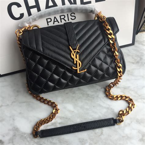 ysl vintage small chain sling bag|ysl shoulder bag price.